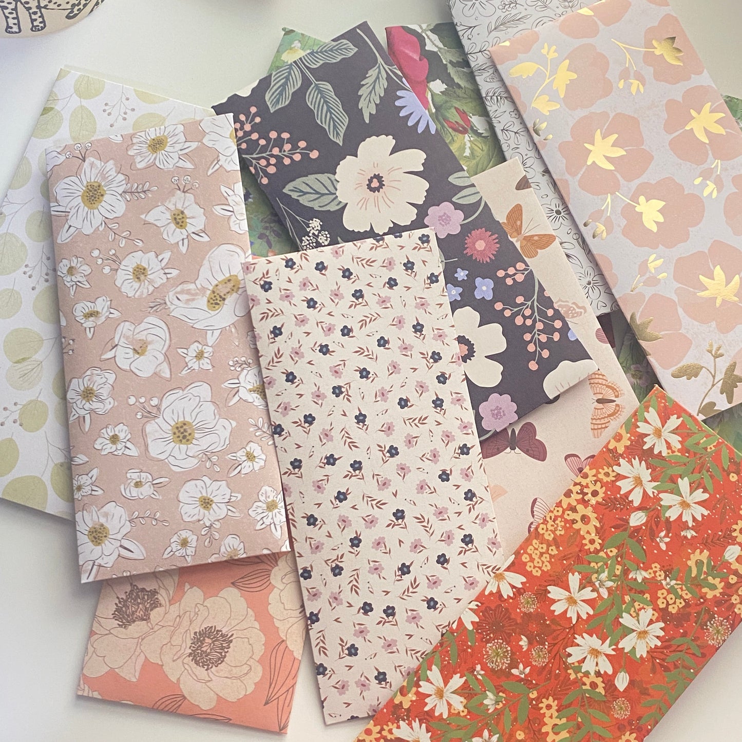 Set of 5 Cash Envelopes | Double Sided |