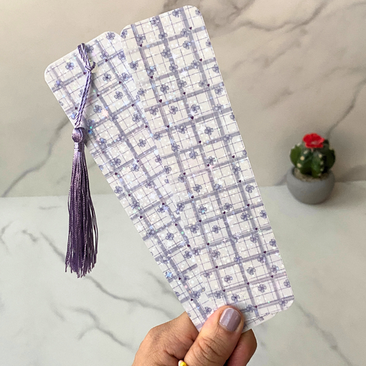 Purple Flowers Bookmark