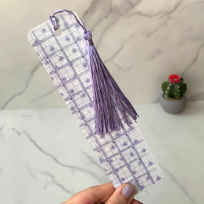 Purple Flowers Bookmark