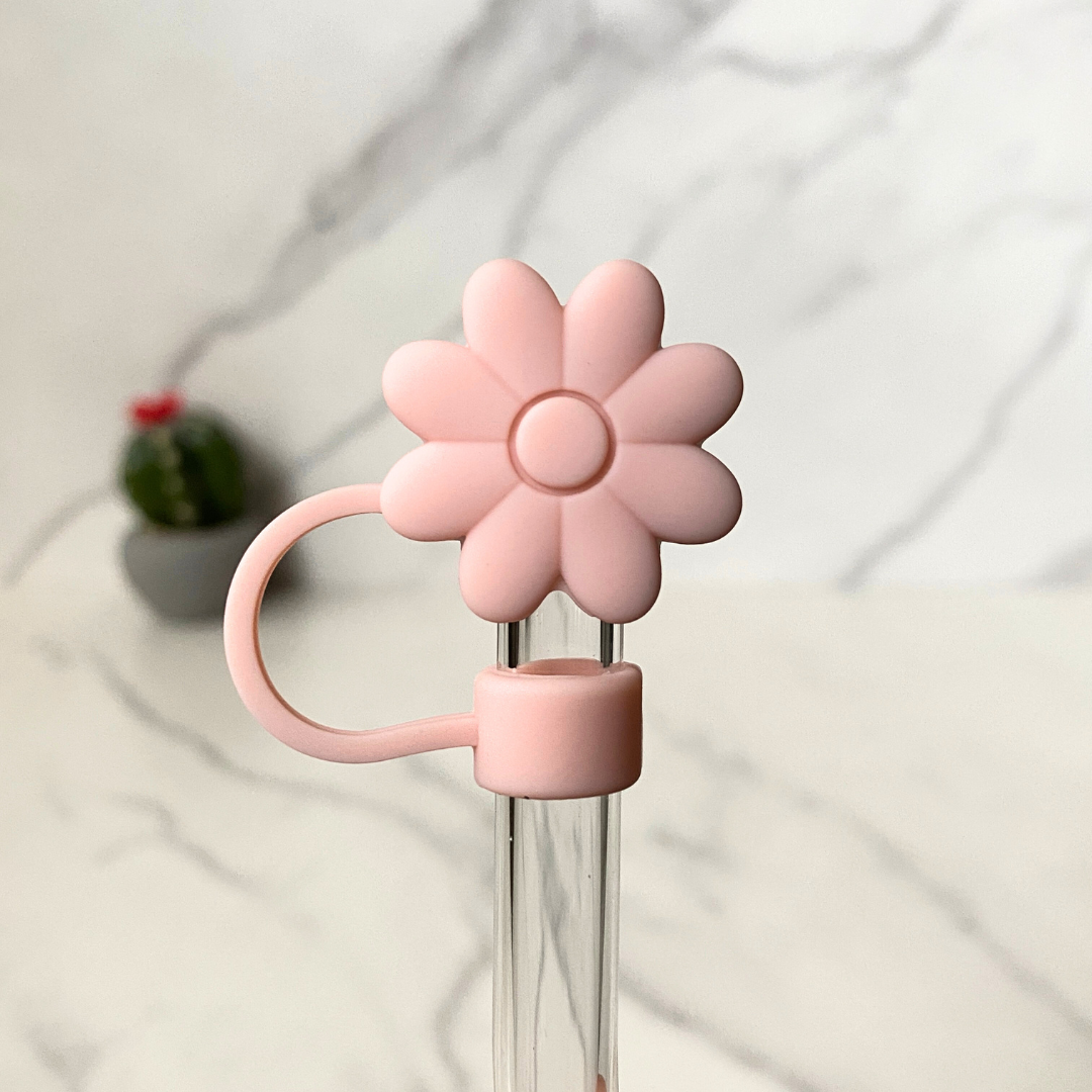 Daisy Straw Topper – Stylish Drink Protection | Joyfulpeel