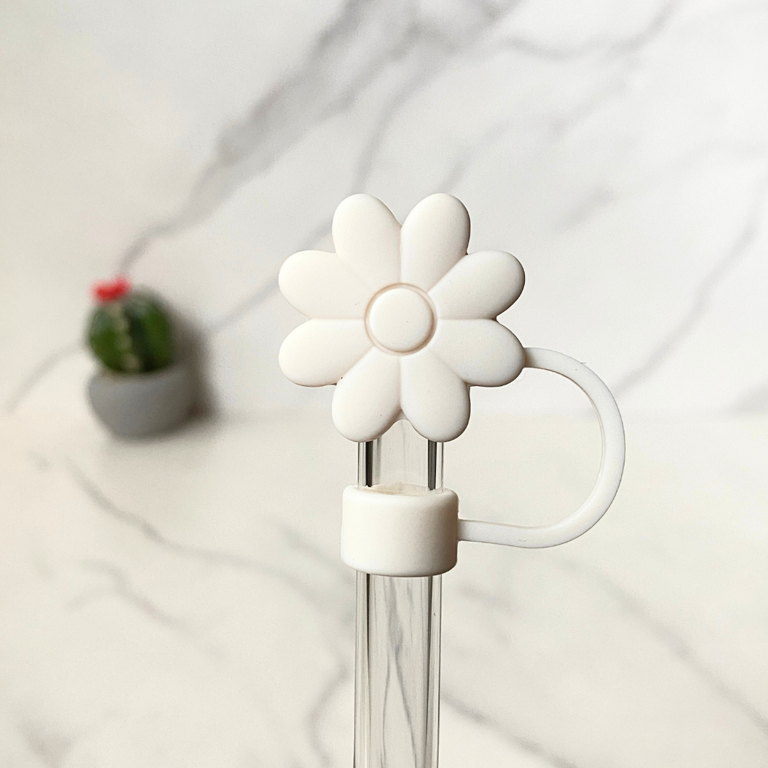 Daisy Straw Topper – Stylish Drink Protection | Joyfulpeel