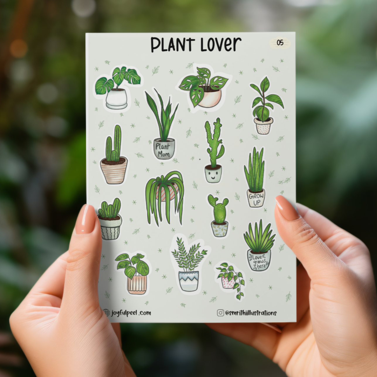 Plant Lover Sticker Sheet