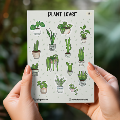 Plant Lover Sticker Sheet