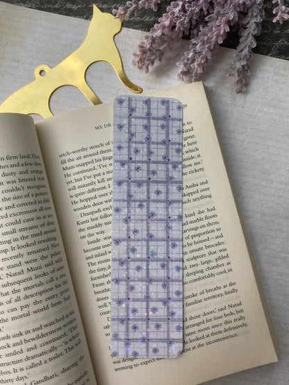 Purple Flowers Bookmark