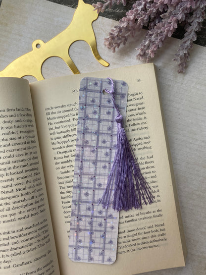 Purple Flowers Bookmark