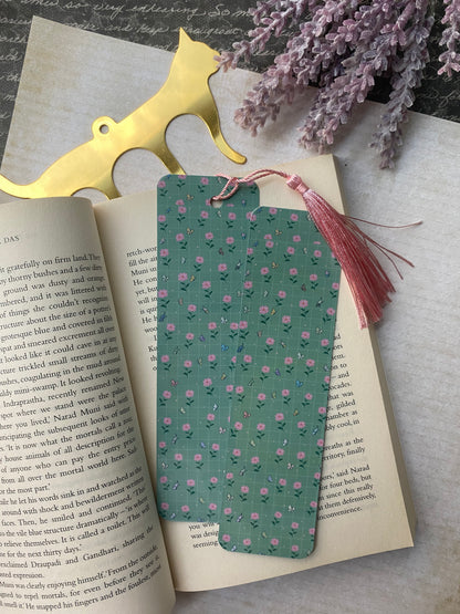 Flowers and Butterflies Bookmark