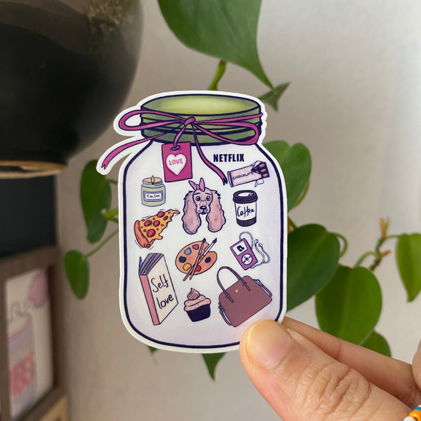 Love Jar Sticker