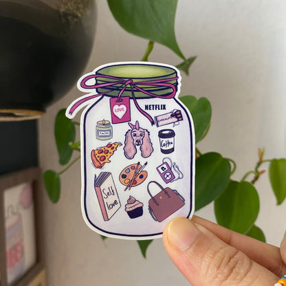 Love Jar Sticker