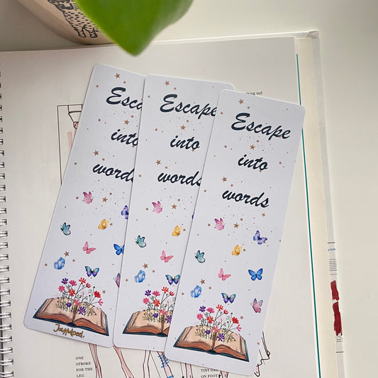 Escape into Books Bookmark