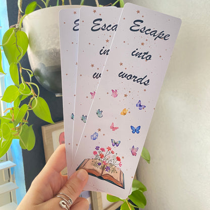Escape into Books Bookmark
