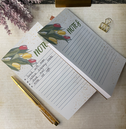 Daily Planner Notepad - 50 Tear-Off Pages for Quick Notes