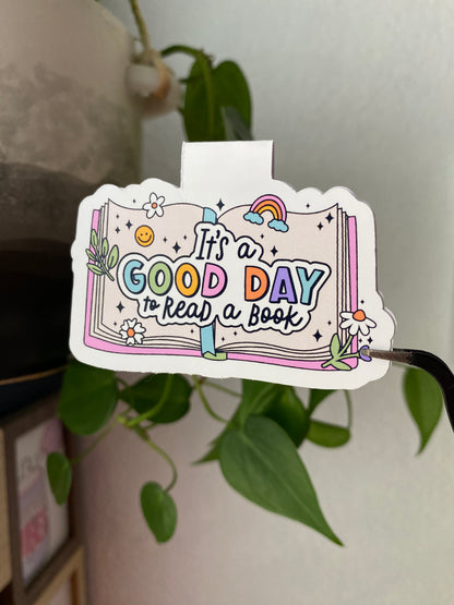 High-Quality Bookmark – 'It’s a Good Day to Read | Joyfulpeel