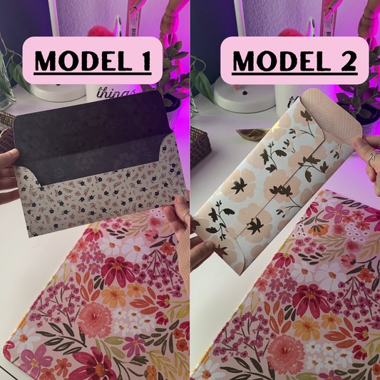 Set of 5 Cash Envelopes | Double Sided |