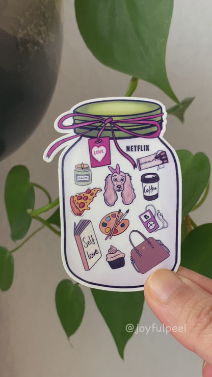 Love Jar Sticker