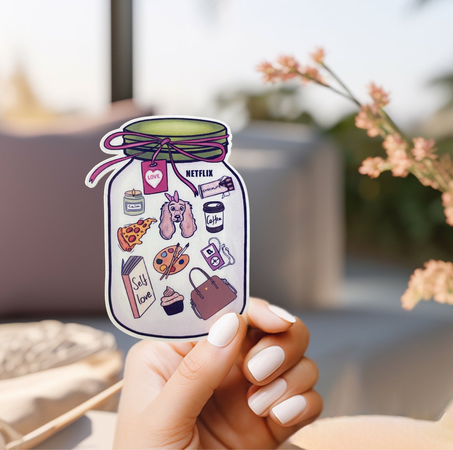 Love Jar Sticker