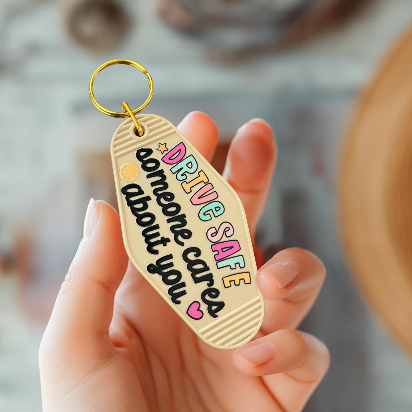 Custom Drive Safe Keychain – Personalized Keychain | Joyfulpeel